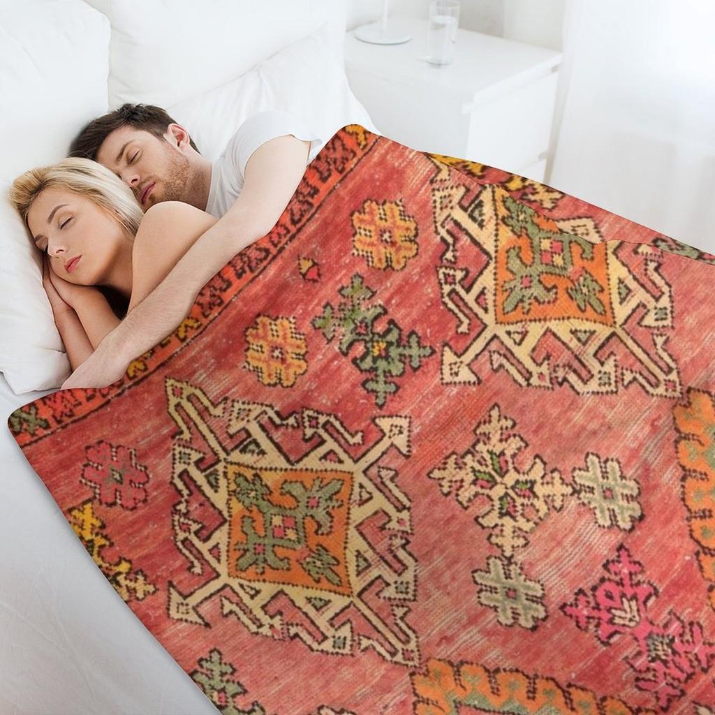 Традиционный Винтажный Марокканский Ковер Накидка Ретро Для Дивана Тонкий Роскошный Плед Роскошные Одеяла