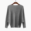 Autumn and Winter Hot Selling One-neck Bat Sleeve Plus-size Women's Pullover Knit Base Layer