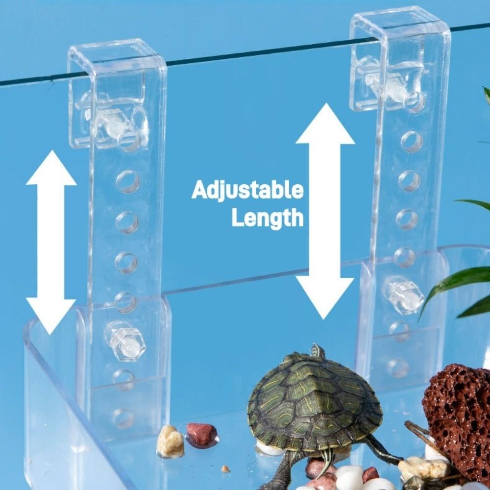 Transparent Tortoise Climbing Basking Platform  Aquatic Turtles Terrace