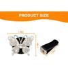 2PCS Bling Butterfly Car Freshener Air Vent Clips, Sparkling Crystal Rhinestone Auto Diffuser Clamps, Full Diamond Vehicle Interior Decoration Charm