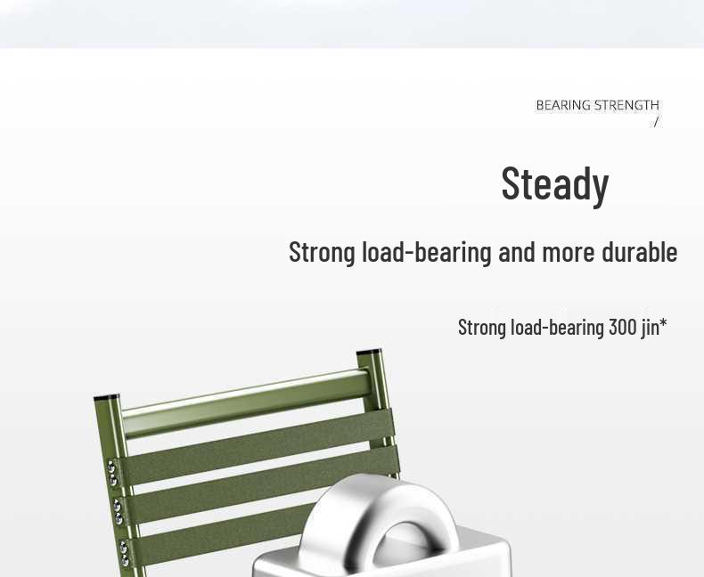 Портативное складное кресло со спинкой для кемпинга, рыбалки и барбекю - Бесплатная доставка