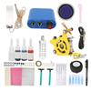 Coil Tattoo Machine Kit Power Power Supply Foot Pedal Practice Skin Beginner Tattoo Tool Set