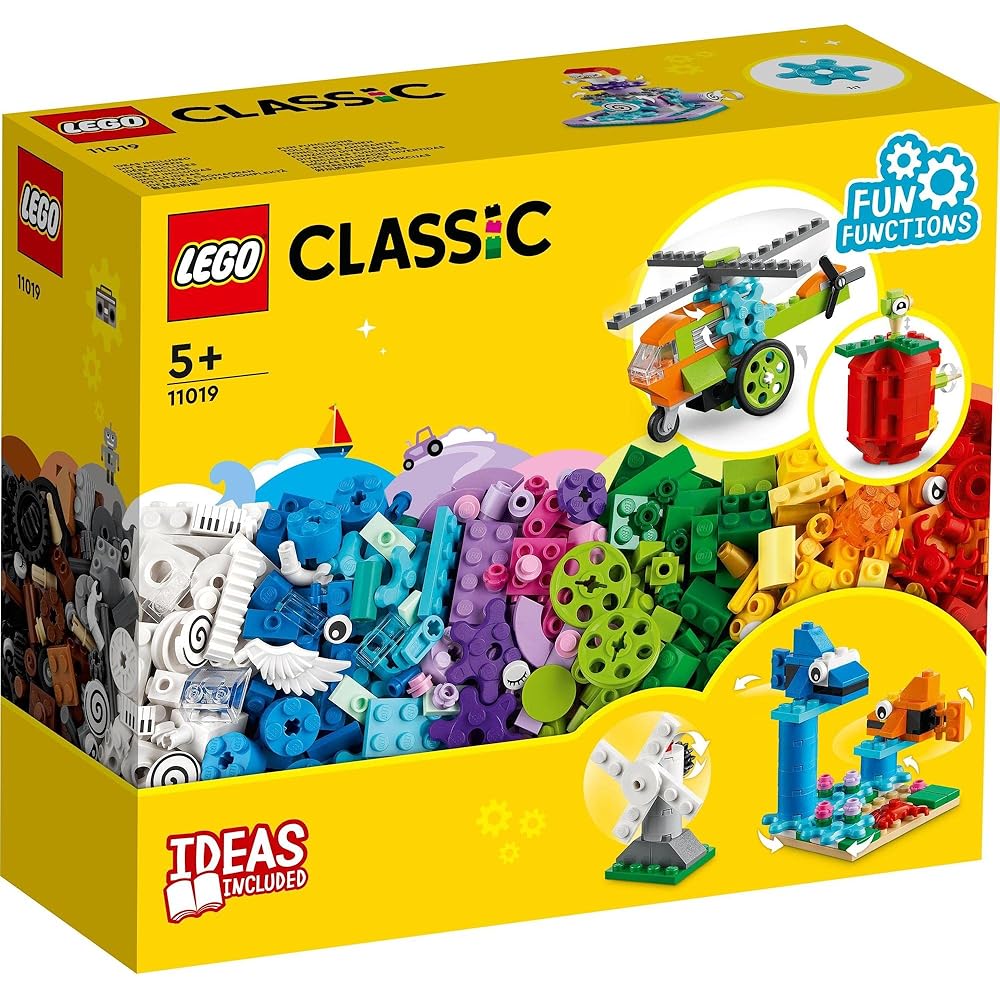 LEGO Classic Idea Parts Mechanism 11019 Building Blocks Toy for Kids Ages 5 and Up
