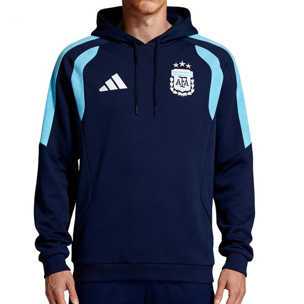 adidas Аргентина 26 Серия Tiro Худи с длинным рукавом, Мужская Повседневная Толстовка для Тренировок на Открытом Воздухе, Футбол, Комфорт JY9523