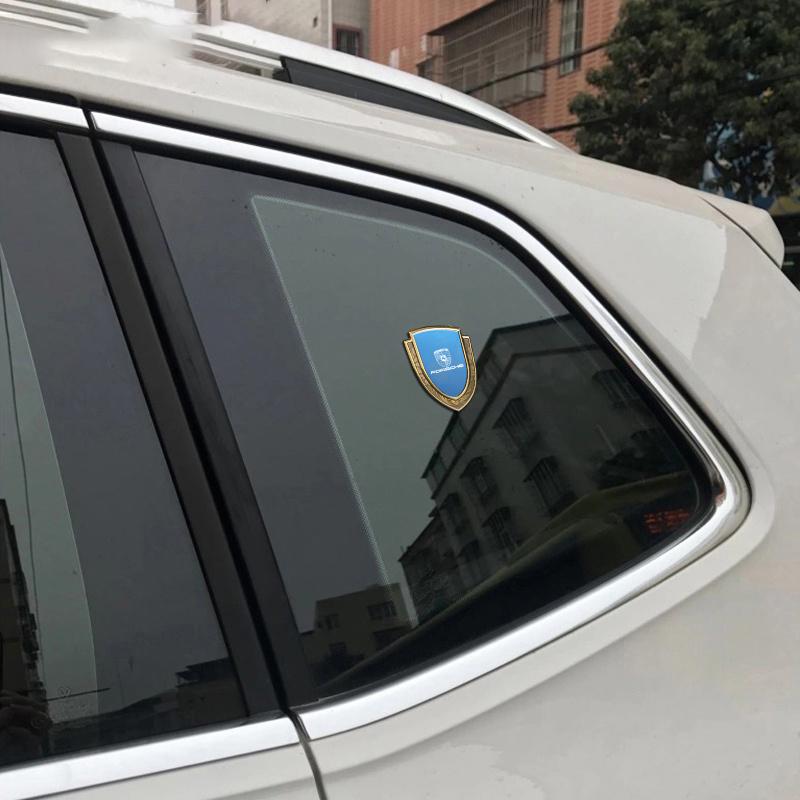 Металлические 3D Наклейки-Эмблемы на Бок Кузова Автомобиля Для Porsche Cayenne Panamera Macan 911 718 Taycan Cayman Аксессуары для Внешнего Вида Авто