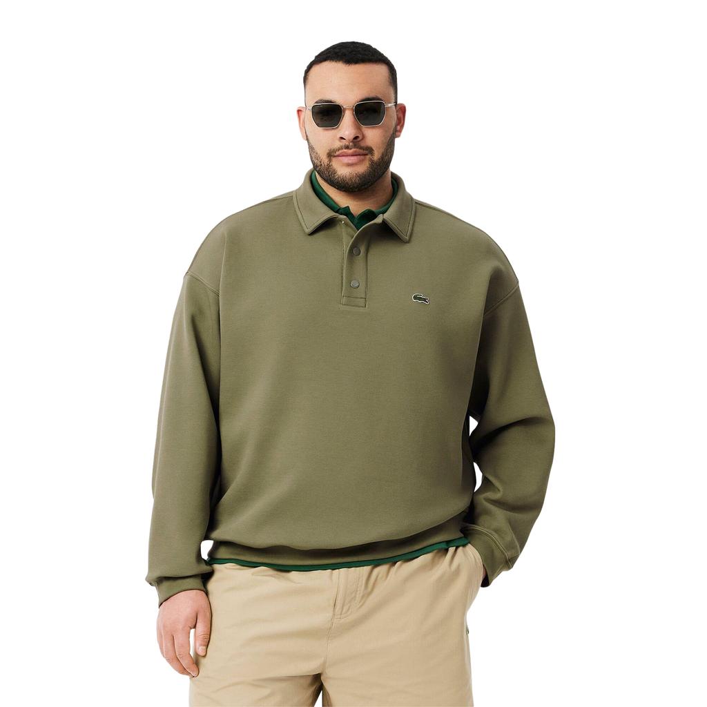 Lacoste Mens Pique Loose Sweatshirt