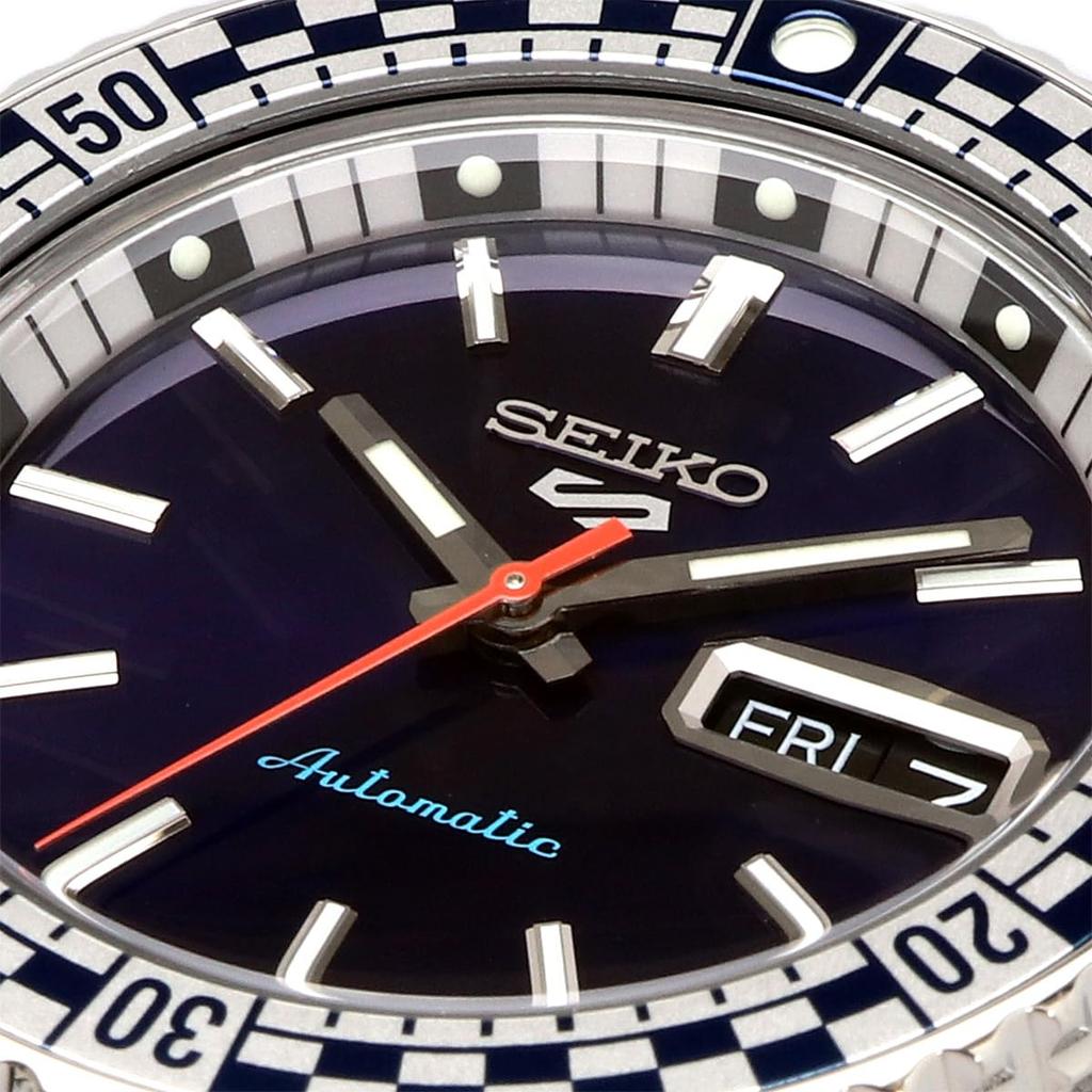 Seiko Автоматические часы серии 5 SPORTS SKX Сделано в Японии 2024 Специальное издание SRPK65 Серебристо-синий циферблат Модель для зарубежного рынка [Seiko] Мужские [Товар]