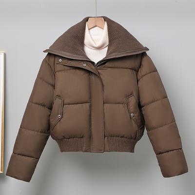 Модные зимние женские парки Свободные Толстые Теплые Короткие Куртки Женские Пальто