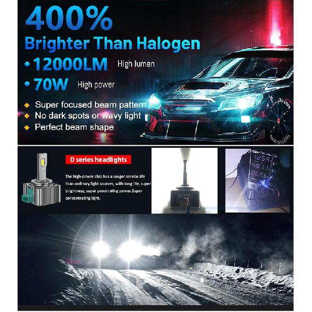 СЕРИЯ D D1S D3S Светодиодные Автомобильные Фары Лампы D2R D2S D4R D4S D5S D8S Турбо Свет 6000K 70W Авто Лампа Plug&Play Комплект для Переоборудования HID