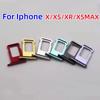 Лоток для SIM-карты Для iPhone X/XS/XS Max/XR Выдвижной лоток для карты Держатель лотка для чип-карты Разъем считывателя SIM-карт Для XR XS Max XS X