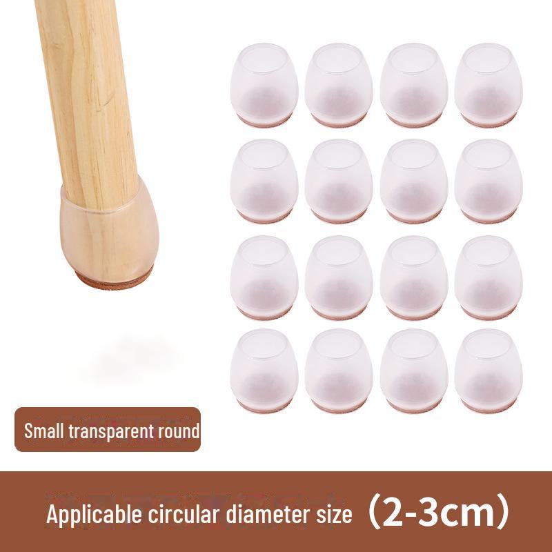 Бесшумные силиконовые противоскользящие защитные накладки на ножки столов и стульев