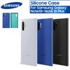 Samsung Оригинальный чехол-накладка из жидкого силикона для Samsung Galaxy Note10+ Note 10 Plus Note 10+ Мягкий противоударный корпус Чехол для телефона