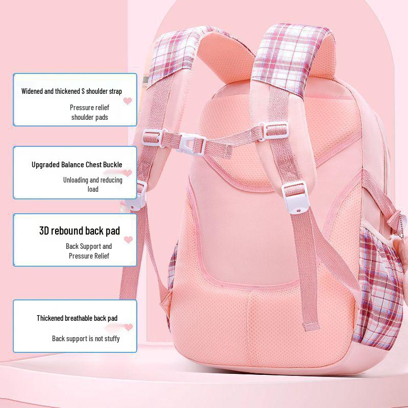 Легкий, Прочный, Детский рюкзак большой вместимости с защитой позвоночника