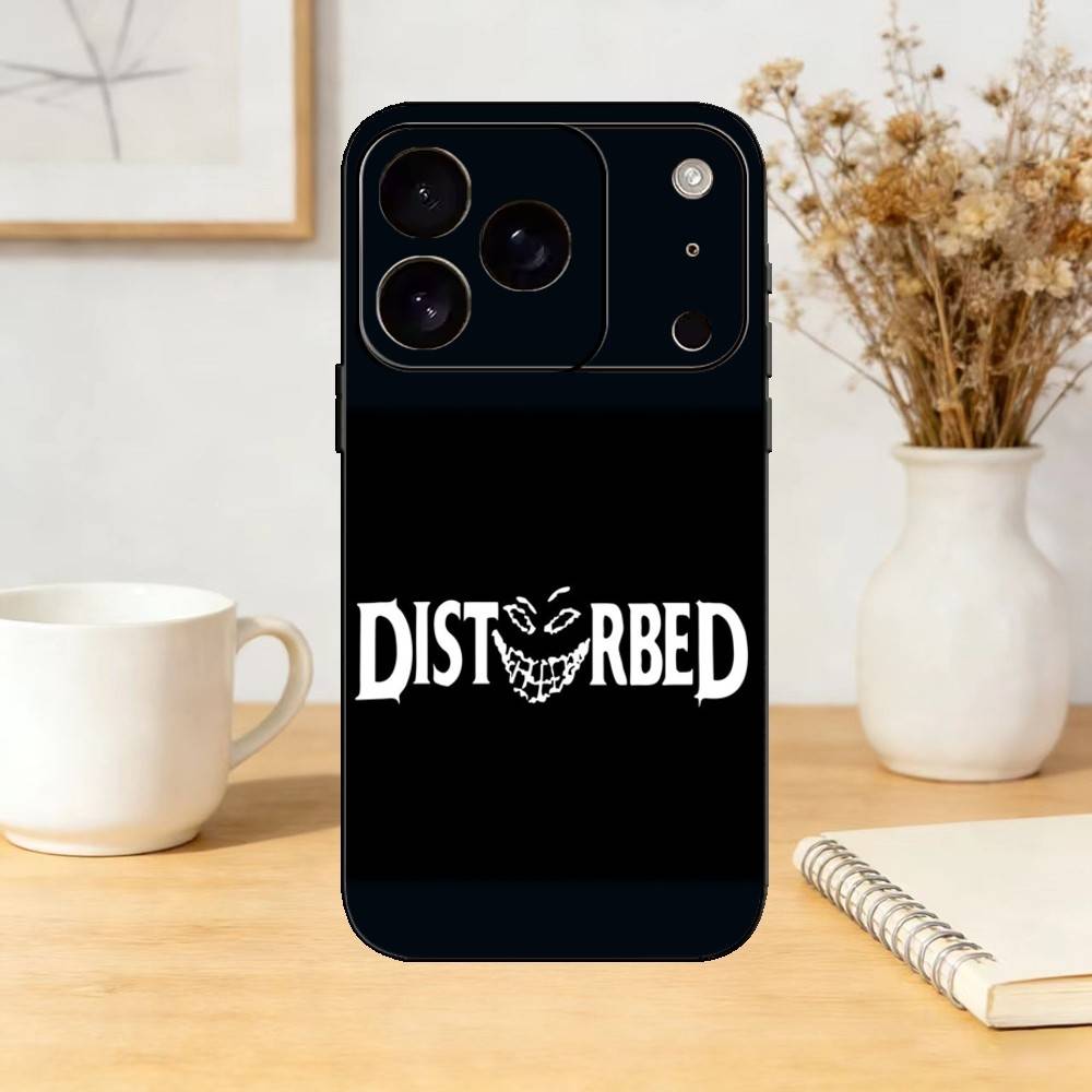 D-Disturbed Band Believe Phone Case Silicone black Soft For IPhone 17,16,15,14,13,12,11,SE,Plus Pro Max