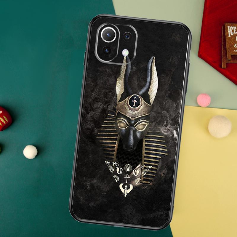 Egypt Nefertiti Anubis Ankh Case For Xiaomi 14T Pro 11T 12T 13T 13 14 15 Ultra POCO X7 Pro X3 X5 X6 M6 F5 F6 Pro Cover
