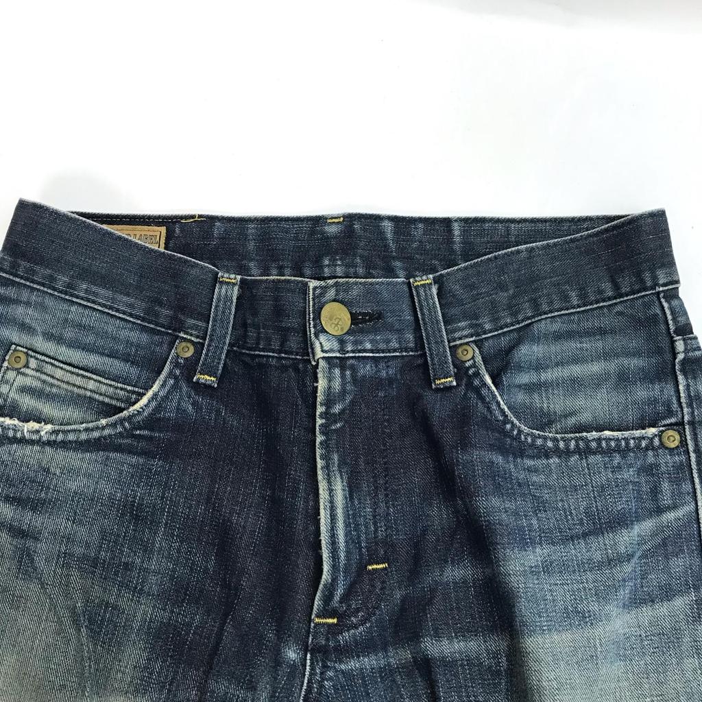 Сделано в Японии Джинсы Lee Riders GOLD LABEL W29 Мужские S-M Длина по внутреннему шву 79 см Синий(ИСПОЛЬЗОВАЛ)