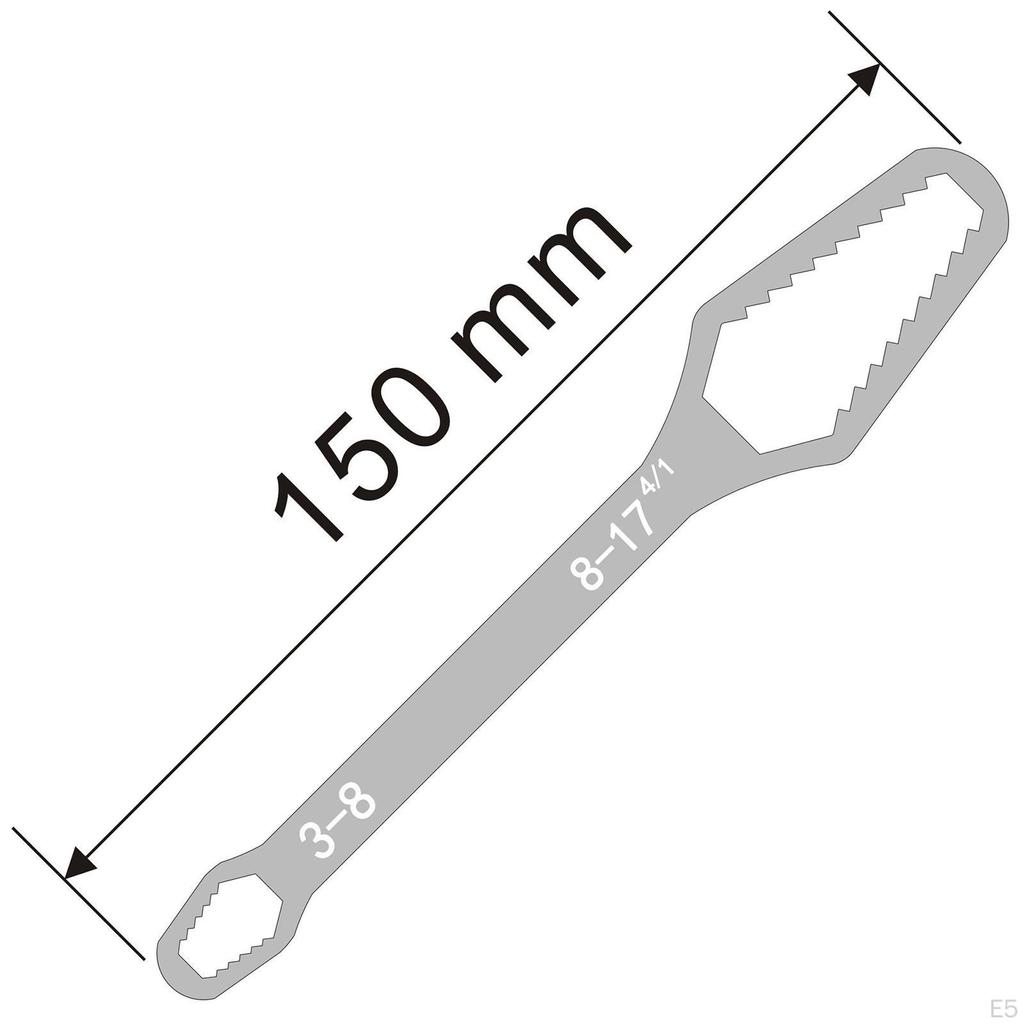3-17 мм двухсторонний гаечный ключ из стали высокой твердости автоматические инструменты регулируемый универсальный