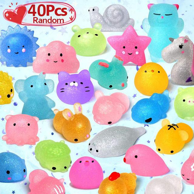 50-5 шт. Kawaii Squishies Mochi Anima мягкие игрушки для детей антистрессовый мяч сжимать вечерние сувениры игрушки для снятия стресса на день рождения
