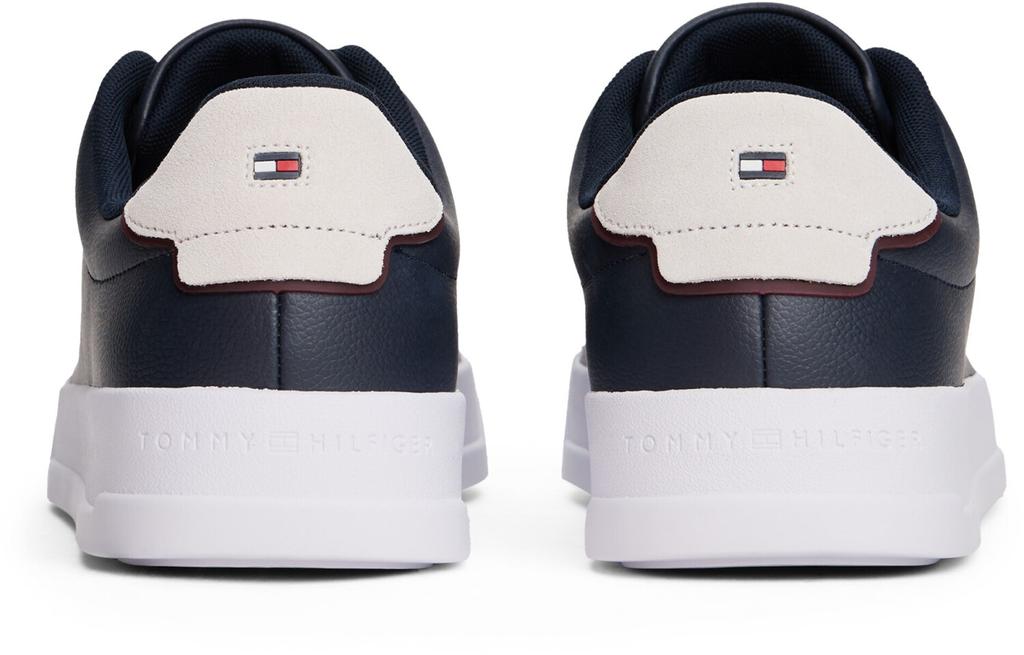 Кроссовки Tommy Hilfiger TH Court LTH Detail Ess navy white