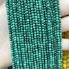 Премиальные натуральные малахитовые мелкие круглые рассыпные бусины для изготовления браслетов своими руками
