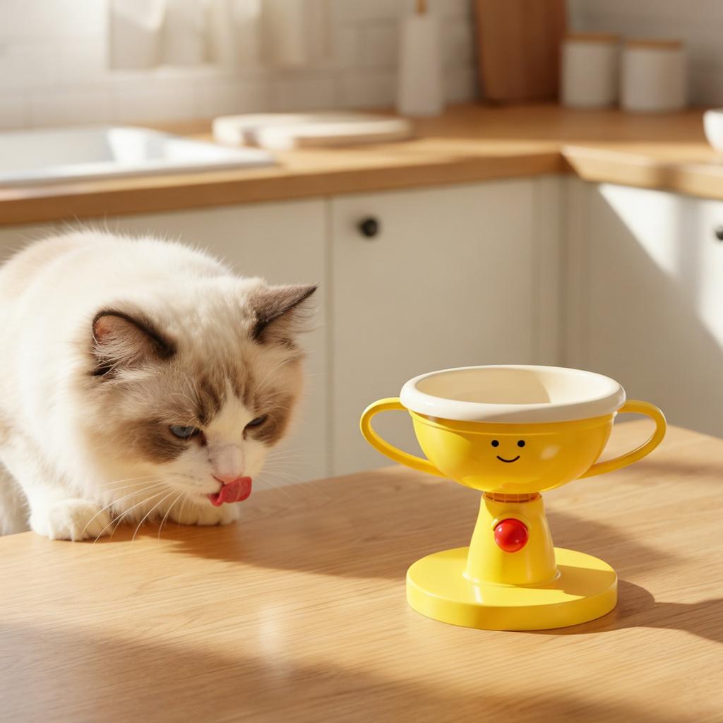 Регулируемая по высоте миска и кормушка для маленьких собак - 5-ярусная подставка-бустер для еды и воды, наклон 15° для защиты шеи.