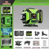 Мощный прецизионный 16-линейный лазерный уровень с резиновым покрытием для настенного и напольного монтажа