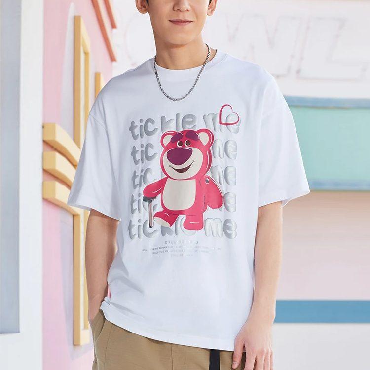 Футболка Li Ning x Disney Унисекс Белая AHSS949-5