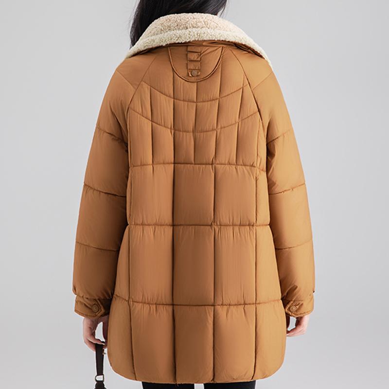 Fashion Woman Long Parkas Winter Coat Plus Size Loose Thick Warm Outerwears Elegant Women's Jackets