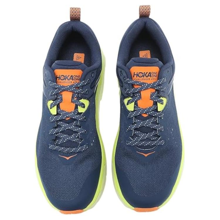 Hoka One One Challenger Atr 6 Кроссовки для трейлраннинга Мужские Кроссовки Сине-зеленые 1116876-OSBT