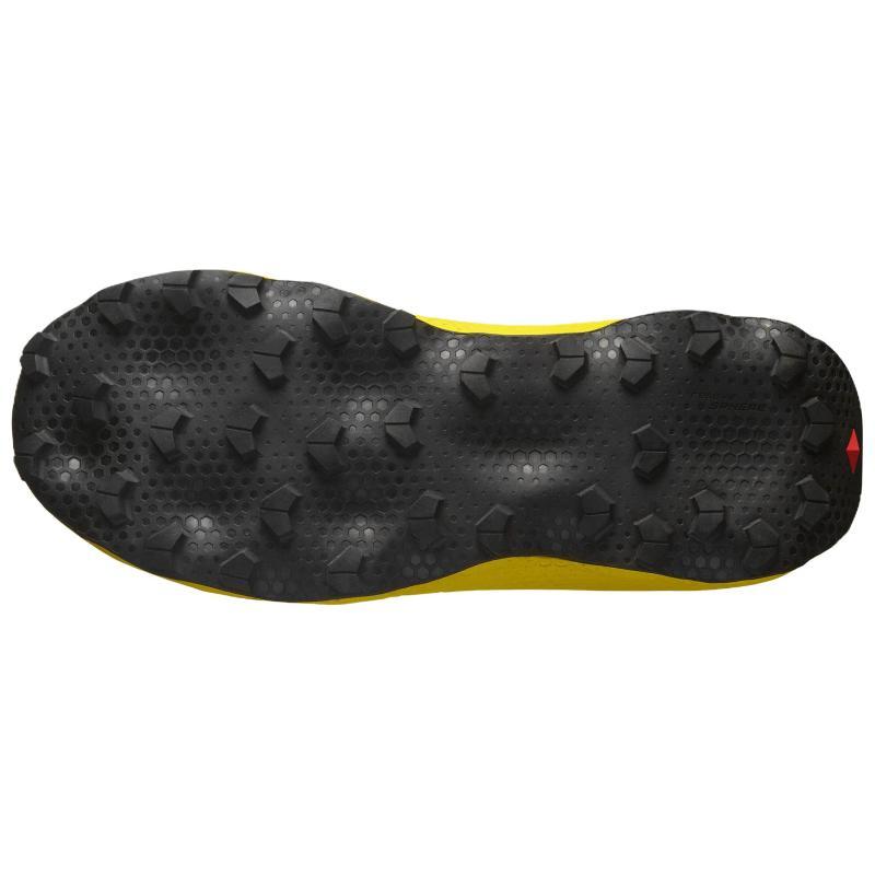 SALOMON Кроссовки для бега на длинные дистанции Ultra Glide 3 с амортизацией, дышащим покрытием, повседневные, мужские, бежево-желтые, 478743