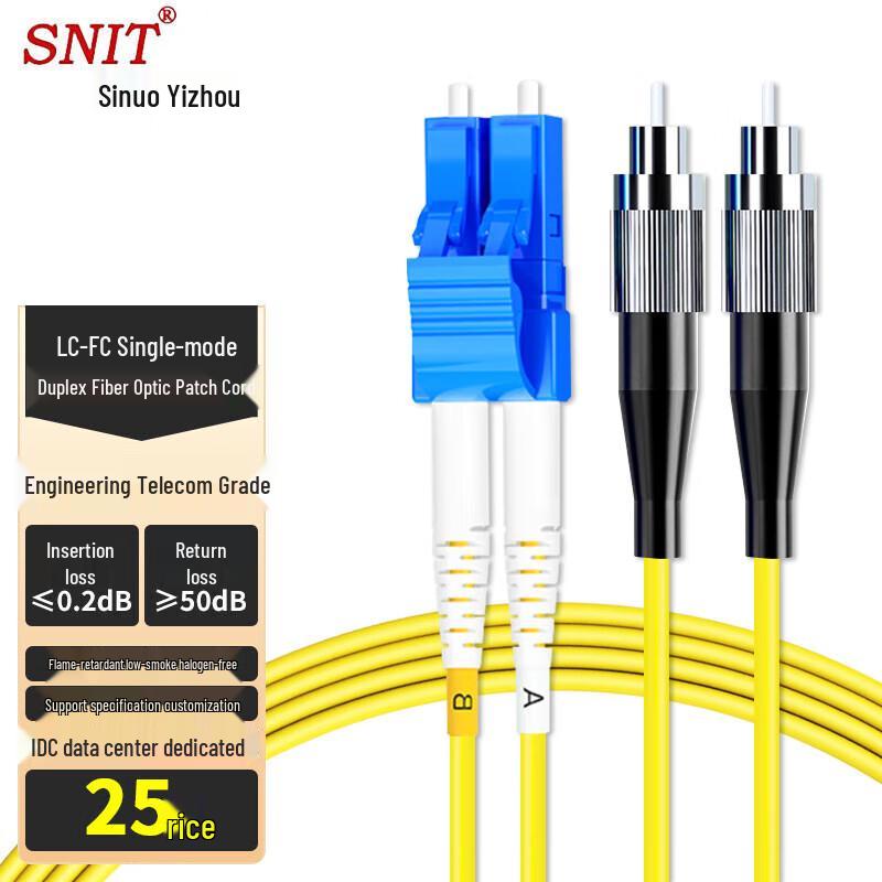 SNIT Telecom-Grade Fiber Optic Patch Cable