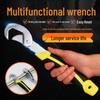 Multifunctional Adjustable Jaw Wrench: Multi-Purpose Pipe Wrench with Large & Small Openings