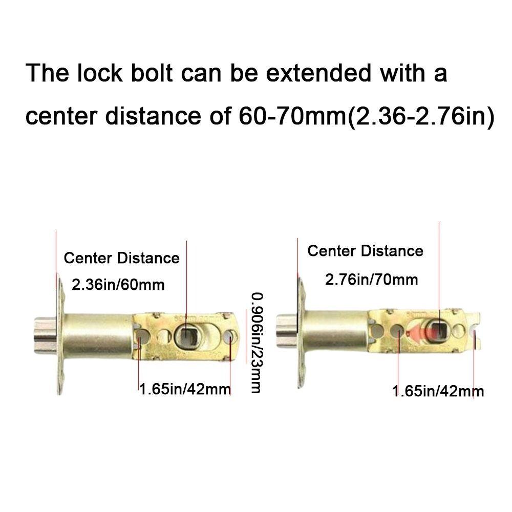 Алюминиево-цинковый сплав Цинковый сплав Трехполюсный сферический дверной замок 35-50 мм Запираемые замки Ручка двери Замок для дома