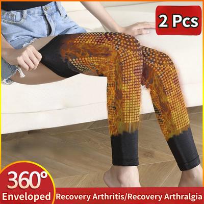 Самонагревающиеся наколенники, теплый бандаж для облегчения боли в суставах и артрита, пояс для восстановления после травм, массажер для колена