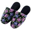 Senko FEELFOOT Garten Glazed Rose 27568 Тапочки, Прибл.. 23.5см - 25см, Черный, Плетение, Дизайн,