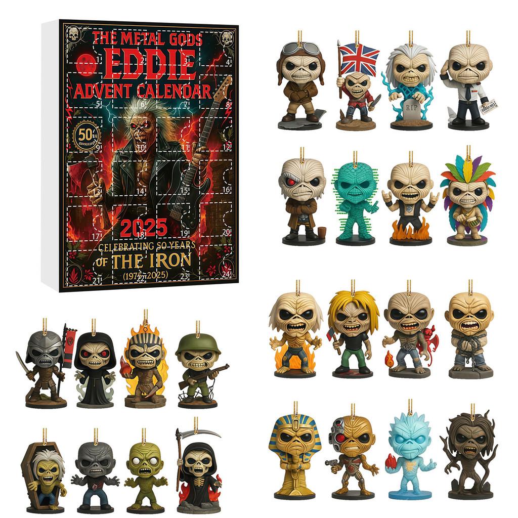 Горилла ВВС Балет Акриловое Дерево Украшение Адвент-календарь Слепая Коробка Подарок Для Праздничного Декора