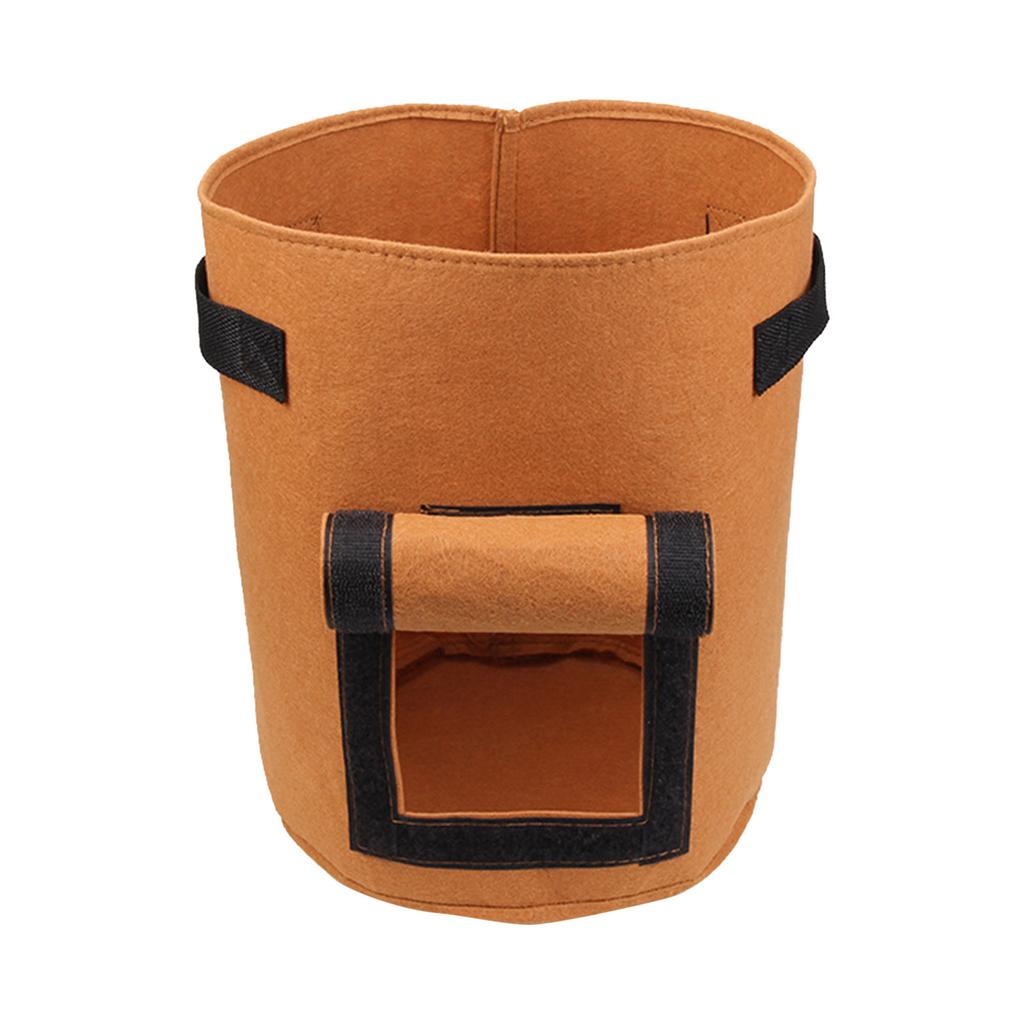 Мешки для выращивания картофеля на 5 галлонов с клапаном, мешки для выращивания картофеля, садовые горшки из прочной ткани с окошком для овощей