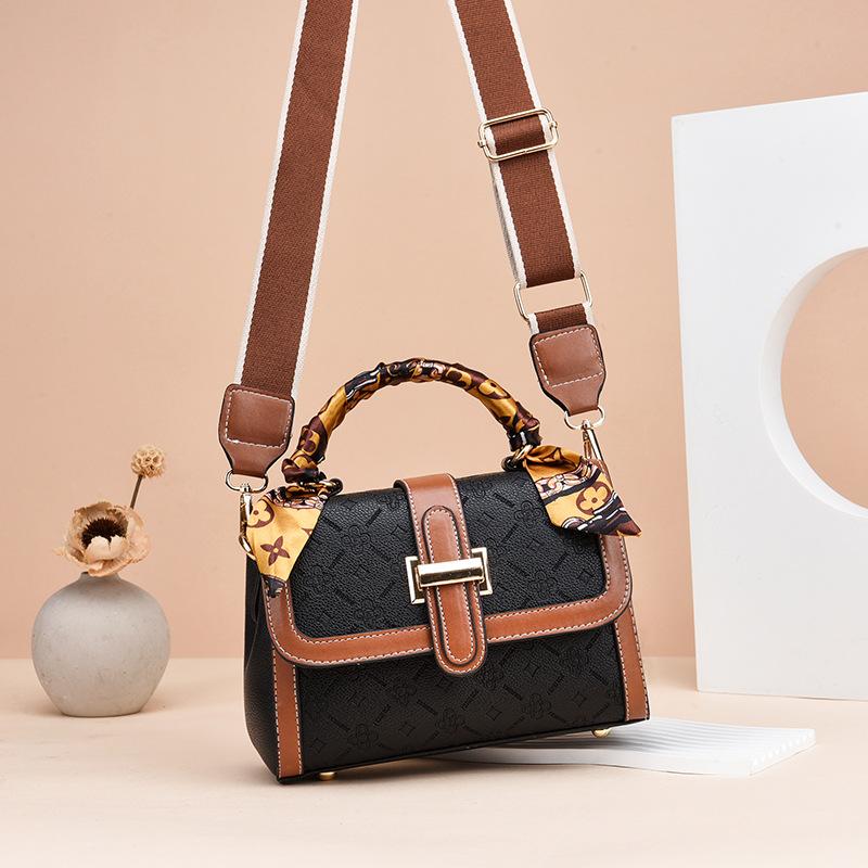 Женская сумка сумка-мессенджер женская 2025 новая ретро универсальная маленькая квадратная сумка из ПУ высокого класса на плечо женская сумка тренд