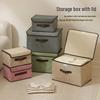 Складной пыленепроницаемый ящик для хранения одежды с крышкой - Многофункциональный органайзер для одежды и брюк