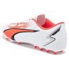Puma Ultra Play Round Toe Lace-Up AG FG Soccer Shoes Men Soccer Shoes White Black Red 107527-01