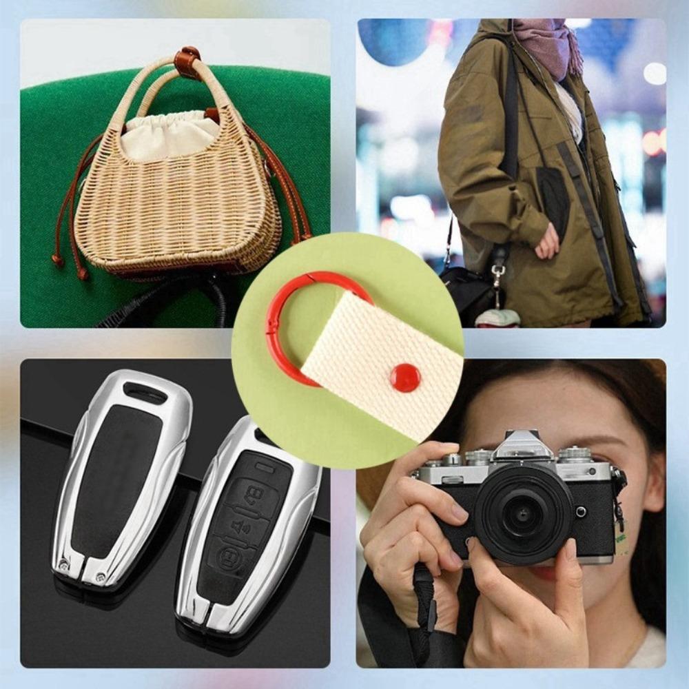 Цветная лента веревка брелок простой DIY холщовый ремешок телефон ремни брелок шнурок унисекс