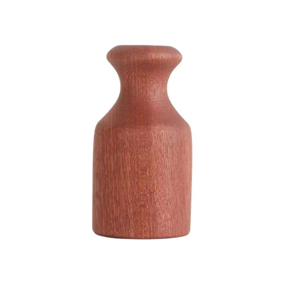 Minimalism Flowerpot Floral Arrangement Tabletop Decor Simple Wooden Vase Home Decor