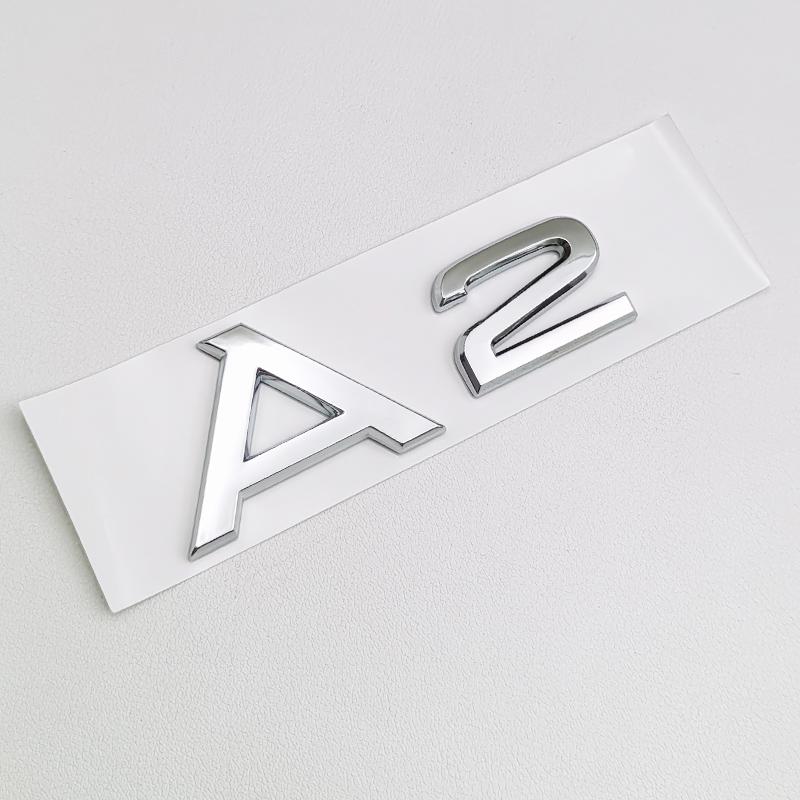 1pcs 3D ABS Chrome S Line A1 A2 A3 A4 A5 A6 A7 A8 Logo Emblem Auto Badge Trunk Decal For S Sline Car Body Sticker Accessories