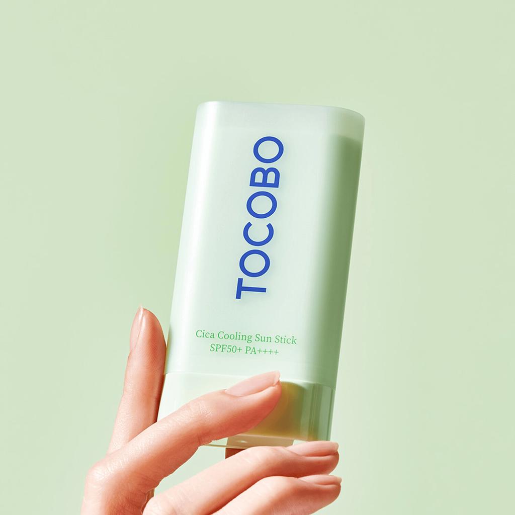 TOCOBO Cica Охлаждающий солнцезащитный стик 18 г SPF50+ PA++++