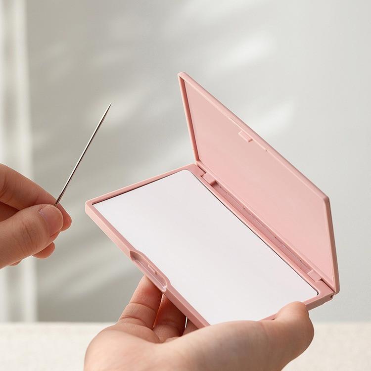 Коробка для хранения игл Магнитные иглы для ручного шитья Дом DIY Магнит Всасывание иглы Магнитный кожаный портативный ящик для инструментов