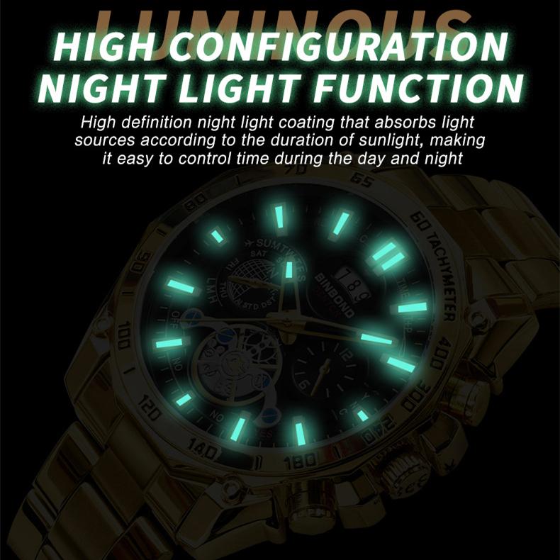 New TOP Brand Luxury Men's Watch with Box Luminous Gift Men's Quartz Watches