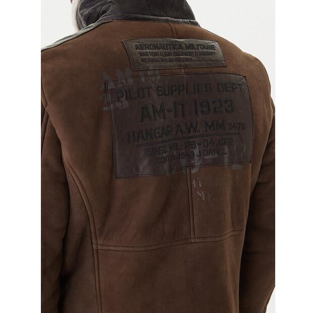 Куртка кожаная Aeronautica Militare 252PN0164U100893