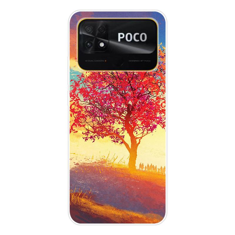 Для Xiaomi Poco C40 C 40 Чехол Мягкая силиконовая задняя крышка Мультяшный чехол для телефона Разнообразие