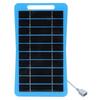 Solar Panel Charger 5W 5V Monocrystalline Silicon Lightweight Portable Solar Panel with Handle for