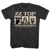 ZZTOP 1999 Винтажная модель гаечного ключа Винтажные Блюз-рокеры Тяжелый хлопок Мужская футболка Парный наряд Уличная короткая рукав Женский топ